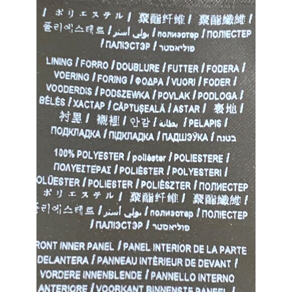 Guess Plush Teddy Cozy  Womens S Black & Beige Faux Fur Jacket Zip Crop RV10318 - Picture 12 of 12